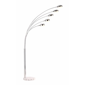Cosmic - 5 Light Floor Lamp In Modern Style-86.3 Inches Tall and 42.4 Inches Wide