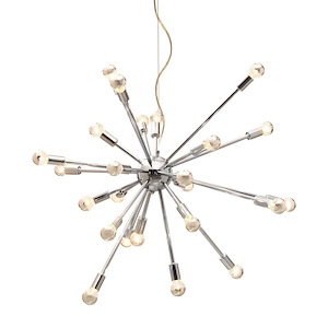 Physics - 24 Light Pendant In Modern Style-154.3 Inches Tall and 39.3 Inches Wide