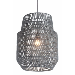 Daydream - 1 Light Pendant In Modern Style-142.9 Inches Tall and 17.7 Inches Wide