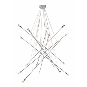 Belief - 18 Light Pendant In Modern Style-74.8 Inches Tall and 76.4 Inches Wide