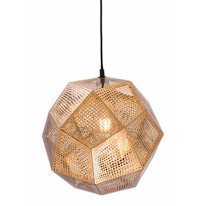 Bald - 1 Light Pendant In Modern Style-131.5 Inches Tall and 12.6 Inches Wide