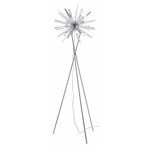 Savoy - 9 Light Floor Lamp In Modern Style-70.9 Inches Tall and 25.6 Inches Wide