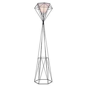 Delancey - 1 Light Floor Lamp In Modern Style-63 Inches Tall and 14.8 Inches Wide - 1026591