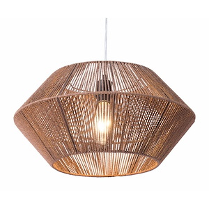 Kendrick - 1 Light Pendant In Modern Style-130.3 Inches Tall and 19.7 Inches Wide
