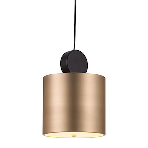 Myson - 24W LED Pendant In Modern Style-132.3 Inches Tall and 8.7 Inches Wide