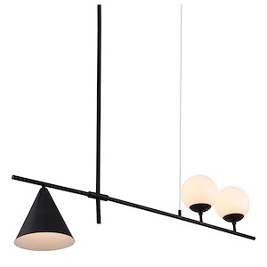 Richiza - 3 Light Pendant In Modern Style-59.1 Inches Tall and 47.2 Inches Wide
