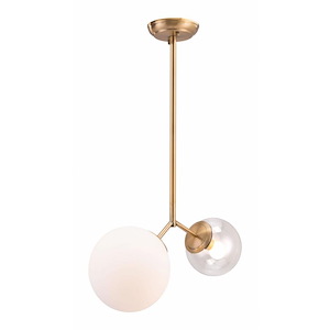 Constance - 2 Light Pendant In Modern Style-59.8 Inches Tall and 18.1 Inches Wide