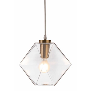 Jenny - 1 Light Pendant In Modern Style-129.7 Inches Tall and 9.8 Inches Wide