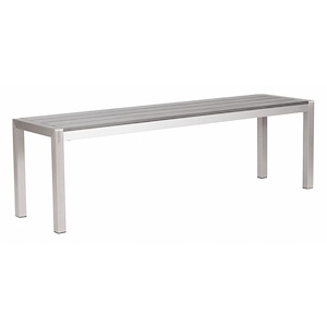 Metropolitan - Double Bench In Modern Style-17.7 Inches Tall and 59 Inches Wide