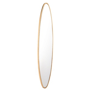 Large Oval - Mirror In Modern Style-46.1 Inches Tall and 10.6 Inches Wide