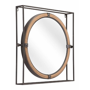 Capell - Mirror In Modern Style-21.7 Inches Tall and 23.6 Inches Wide