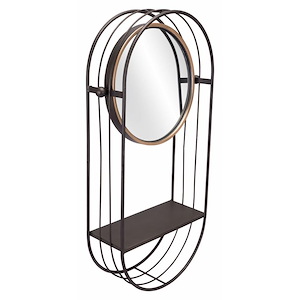 Saroni - Mirror In Modern Style-28 Inches Tall and 15 Inches Wide
