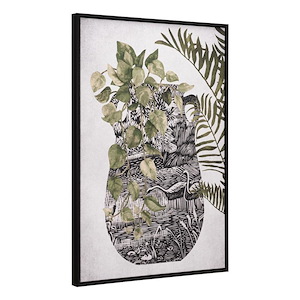 Greenery - Wall Art In Modern Style-36.6 Inches Tall and 24.8 Inches Wide