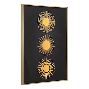 Three Suns - Wall Art In Modern Style-36.6 Inches Tall and 24.8 Inches Wide