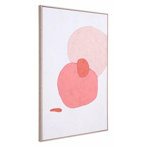 Pink Geode - Wall Art In Modern Style-36.6 Inches Tall and 24.8 Inches Wide